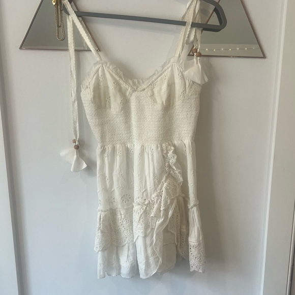 LoveShackFancy Dresses & Skirts - White loveshackfancy mini white dress